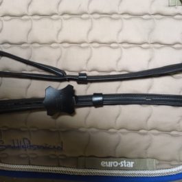 Dressuur stijgbeugelriemen model Webbers - zwart